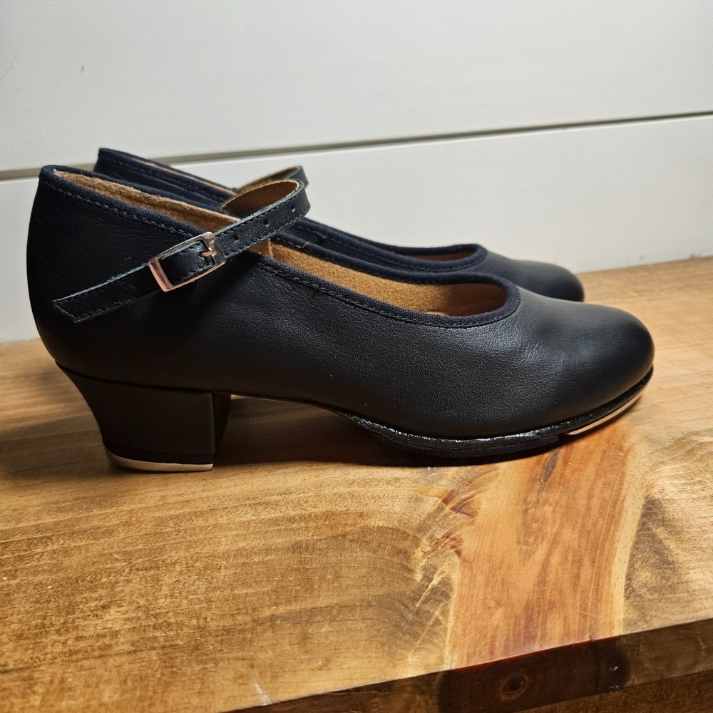 NEW Bloch Showtapper Techno Tap Shoes Black Leather Mary Jane Size 6 X‎ S0323L